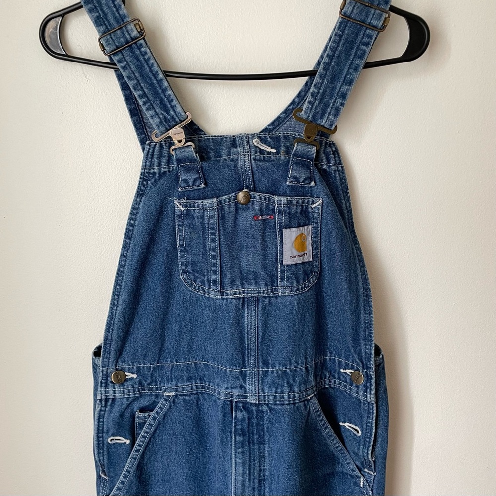 Denim carhartt overalls